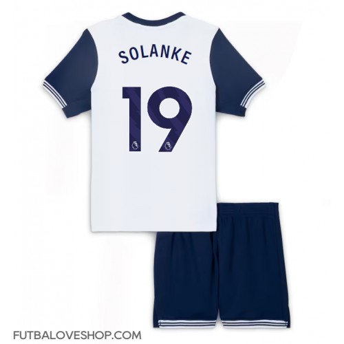 Dres Tottenham Hotspur Dominic Solanke #19 Domáci pre deti 2024-25 Krátky Rukáv (+ trenírky)